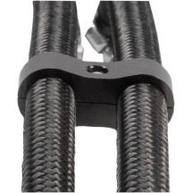 Separador de mangueras — negro anodizado