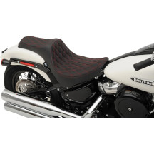 Predator III Seat — 31.5 in length, fits Drag & most Harley-Davidson sissy bars, Black
