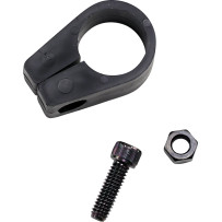 Frame Clamp — For 1-1/8 in frame tubing, Black
