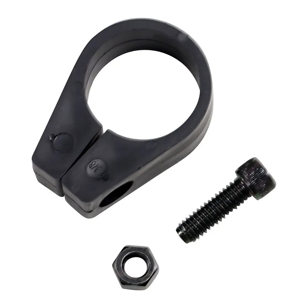 Frame Clamp — For 1-3/8" frame tubing, Black
