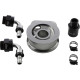 Oil Filter Adapter — EVO fitment, gunmetal finish