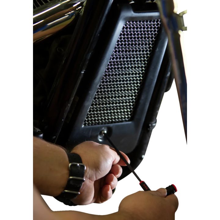 Oil Cooler Guard — Black