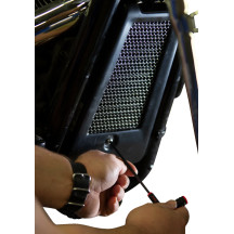 Oil Cooler Guard — Black