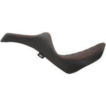 Predator III Seat — 31.5 in length, fits Drag & most Harley-Davidson sissy bars, Black