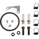 Vertical Frame-Mount Oil Cooler Kit — 6-row, Black