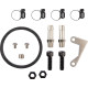Vertical Frame-Mount Oil Cooler Kit — 6-row, Black