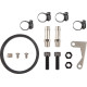Vertical Frame-Mount Oil Cooler Kit — 10-row, vertical, black