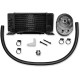 Oil Cooler Kit — 10-row, low-mount, Black