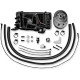 Low-Mount Fan-Assisted Oil Cooler Kit — 10-row, low-mount, black
