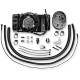 Low-Mount Fan-Assisted Oil Cooler Kit — 10-row, Black