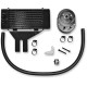 Oil Cooler Kit — 10-row, low-mount horizontal, black