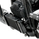 Oil Cooler Kit — 10-row, low-mount horizontal, black