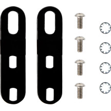 Bare Bones Up-Front Solo Seat — 52 cm overall, 37.5 cm driver length, standard tank fit, black