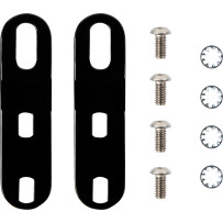 Bare Bones Up-Front Solo Seat — 52 cm overall, 37.5 cm driver length, standard tank fit, black