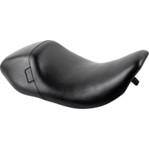 Bare Bones Up-Front Solo Seat — 52 cm overall, 37.5 cm driver length, standard tank fit, black