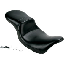 Daytona 2-Up Seat — 30-1/2" overall, 18" driver, 12-1/2" rear, Black