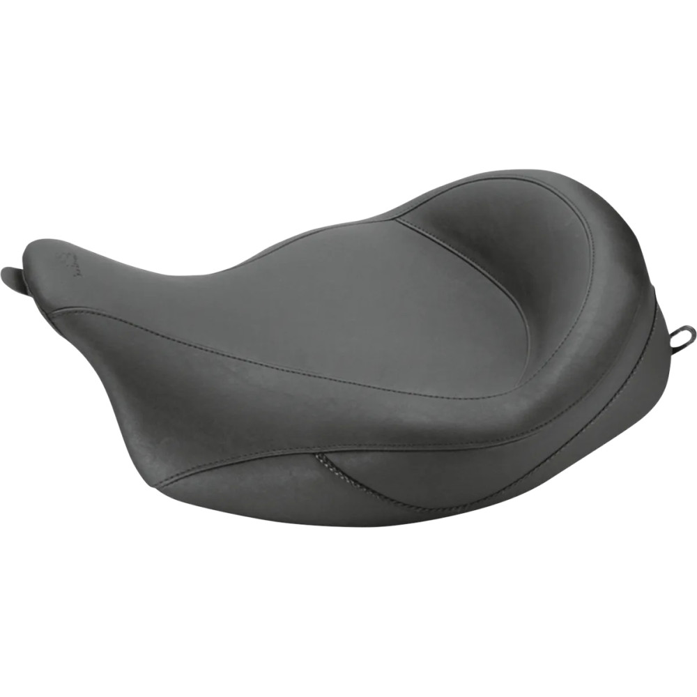 Super Wide Solo Vinyl Seat — 17-1/2" driver, 17" wide, 20" overall, Black