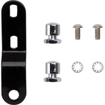 Bare Bones Series Pillion Pad — 31.8 cm x 27.5 cm, Black