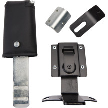 Renegade Deluxe Studied Backrest — 8" H, 10" W, Black