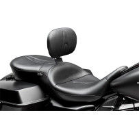RT66 Seat with Backrest — 17" W driver, 16" W passenger, 12"x7" backrest pad, Black