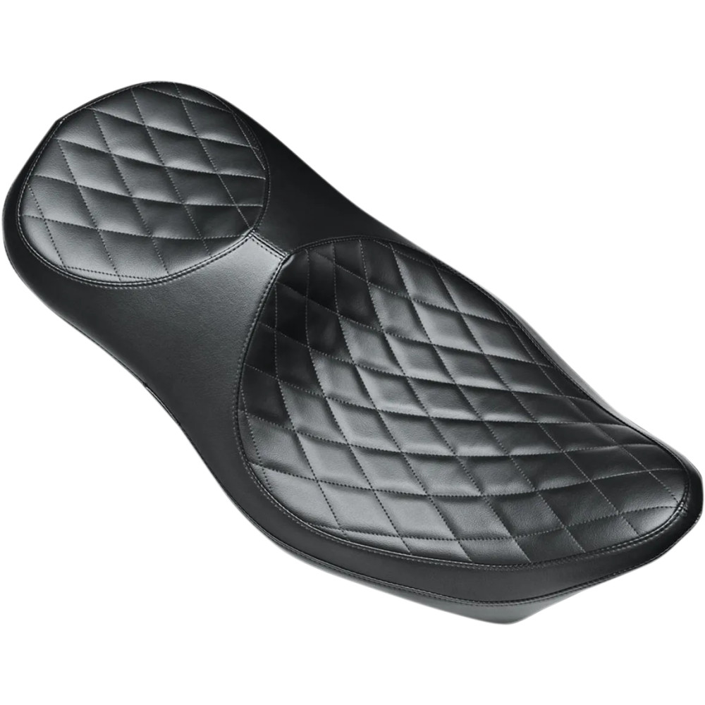 Super Villain Seat — 18" driver seat length, 15" driver seat width, Black