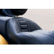 One-Piece Deluxe 2-Up Touring Seat — Overall length 31 in, Driver length 17-1/2 in, Black