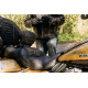 One-Piece Deluxe 2-Up Touring Seat — Overall length 31 in, Driver length 17-1/2 in, Black