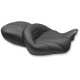 Super Touring Seat — 48.5 cm (19") driver, 35.5 cm (14") rear, Black, 2-Up