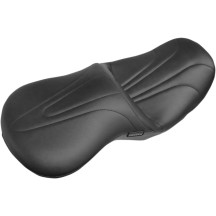 Sorrento 2-Up Seat — 71 cm (28") length, Arlen Ness 70-700 Winged Stretch Gas Tank, Black