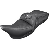 Heated Roadsofa™ Carbon Fiber Seat — 30 in overall length, 15.5 in driver width, Black