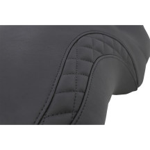 Tripper Fastback™ Seat for Yaffe Tank — 18 cm (7"), Fits PYO/Bagger Nation Razor Back Tank, Black