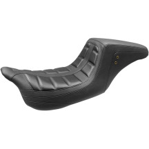 Squareback One-Piece Seat — 25.5 cm (10") driver width, 16.5 cm (6.5") rear width, Black