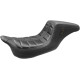 Squareback One-Piece Seat — Front 10 in, Rear 6.5 in, Black