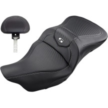 Heated Roadsofa™ Carbon Fiber Seat — Black, 76 cm (30") overall length