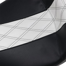 Outcast Daddy Long Legs Seat — 2-Up Seat, Black, Double Diamond