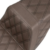 Extended Reach Step-Up Seats — 17" driver length, 11.5" driver width, 30" overall, Brown