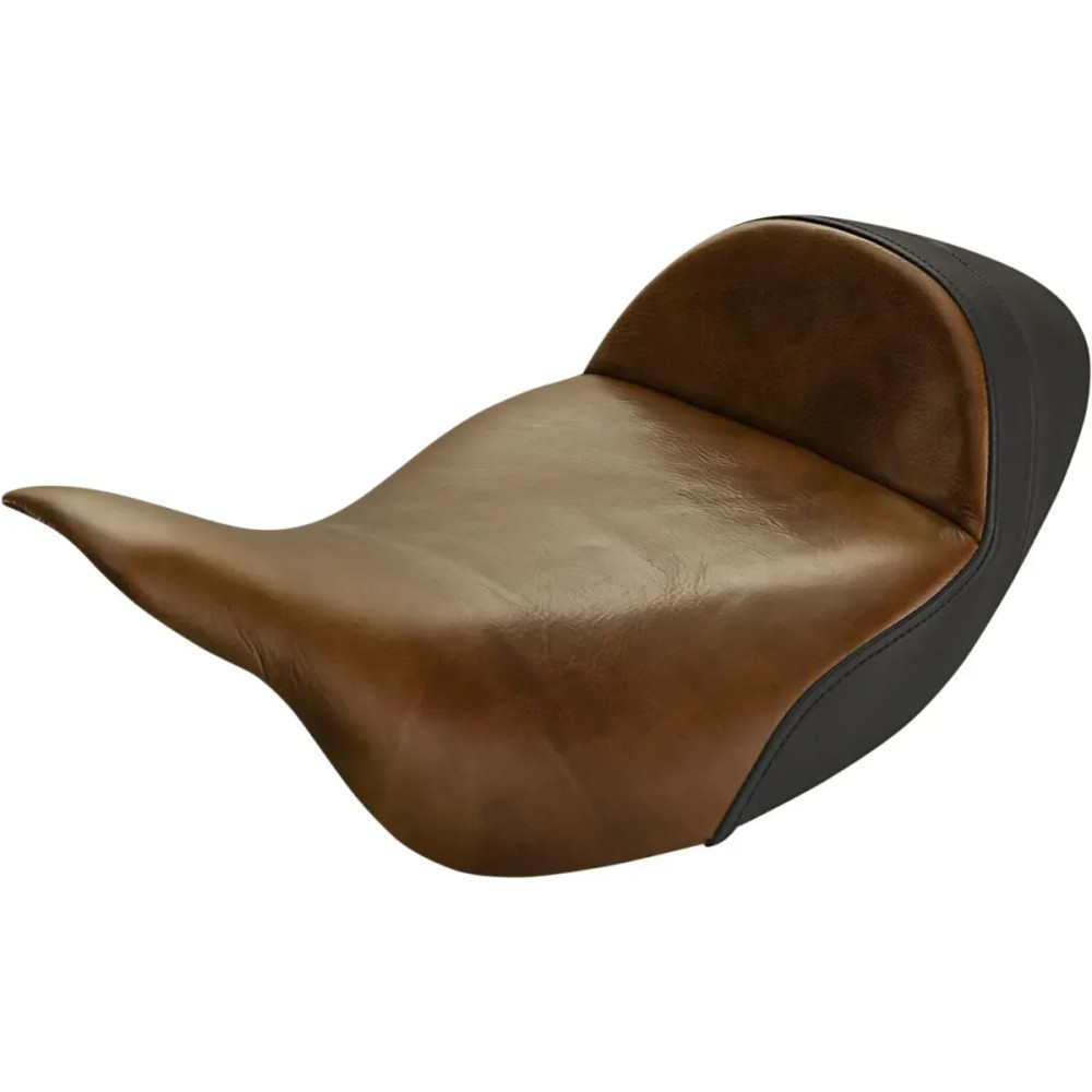 Extended Reach Lariat Solo Seat — 42 cm (16.5"), 32 cm (12.5"), Brown distressed