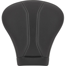 Dominator Pillion Pad — Black, Gray, rear 32 cm (12-1/2") × 33 cm (13")