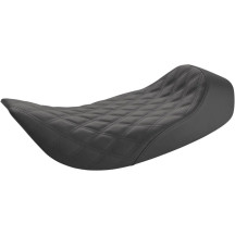 Renegade Lattice Stitch Solo Seat — 17" length, 11-1/2" width, Black