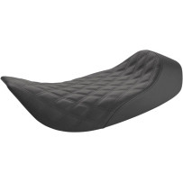 Renegade Lattice Stitch Solo Seat — 17" length, 11-1/2" width, Black