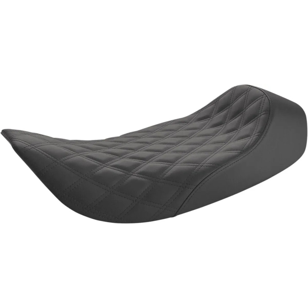 Renegade Lattice Stitch Solo Seat — 17" length, 11-1/2" width, Black