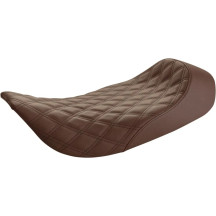 Renegade Lattice Stitch Solo Seat — 43 cm (17"), 29 cm (11.5"), Brown