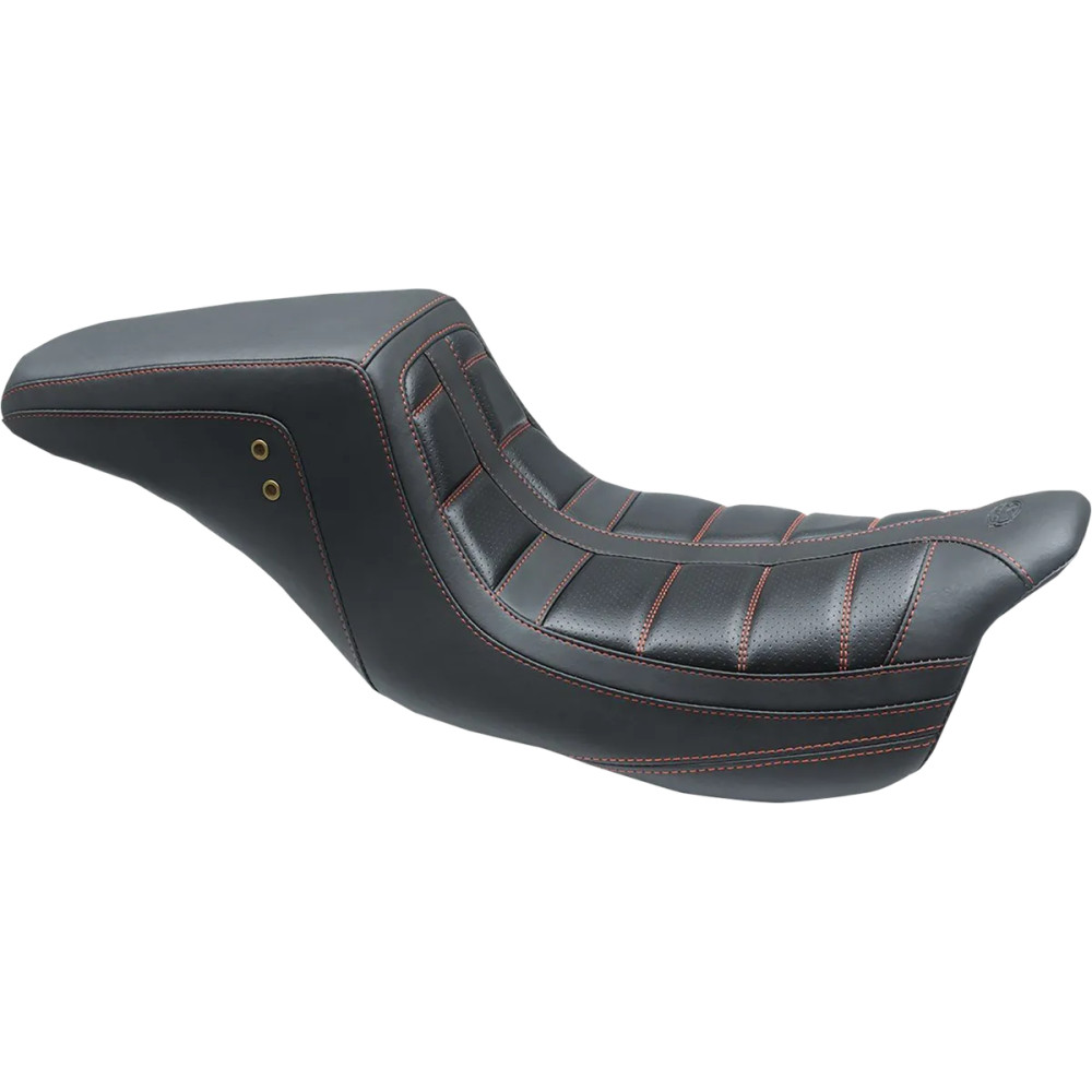 Squareback One-Piece Seat — 10" front, 6.5" rear, Black