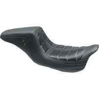 Squareback One-Piece Seat — Front width 25.5 cm, Rear width 16.5 cm, Black