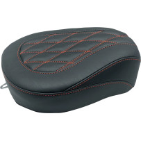 Wide Tripper™ Passenger Seat For Harley-Davidson — Width 11.5", Black, Red