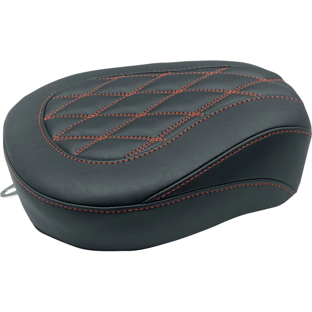 Wide Tripper™ Passenger Seat For Harley-Davidson — Width 11.5", Black, Red
