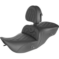 Heated Roadsofa™ Lattice Stitched Seat — 77.5 cm (30.5"), 38 cm (15"), Black