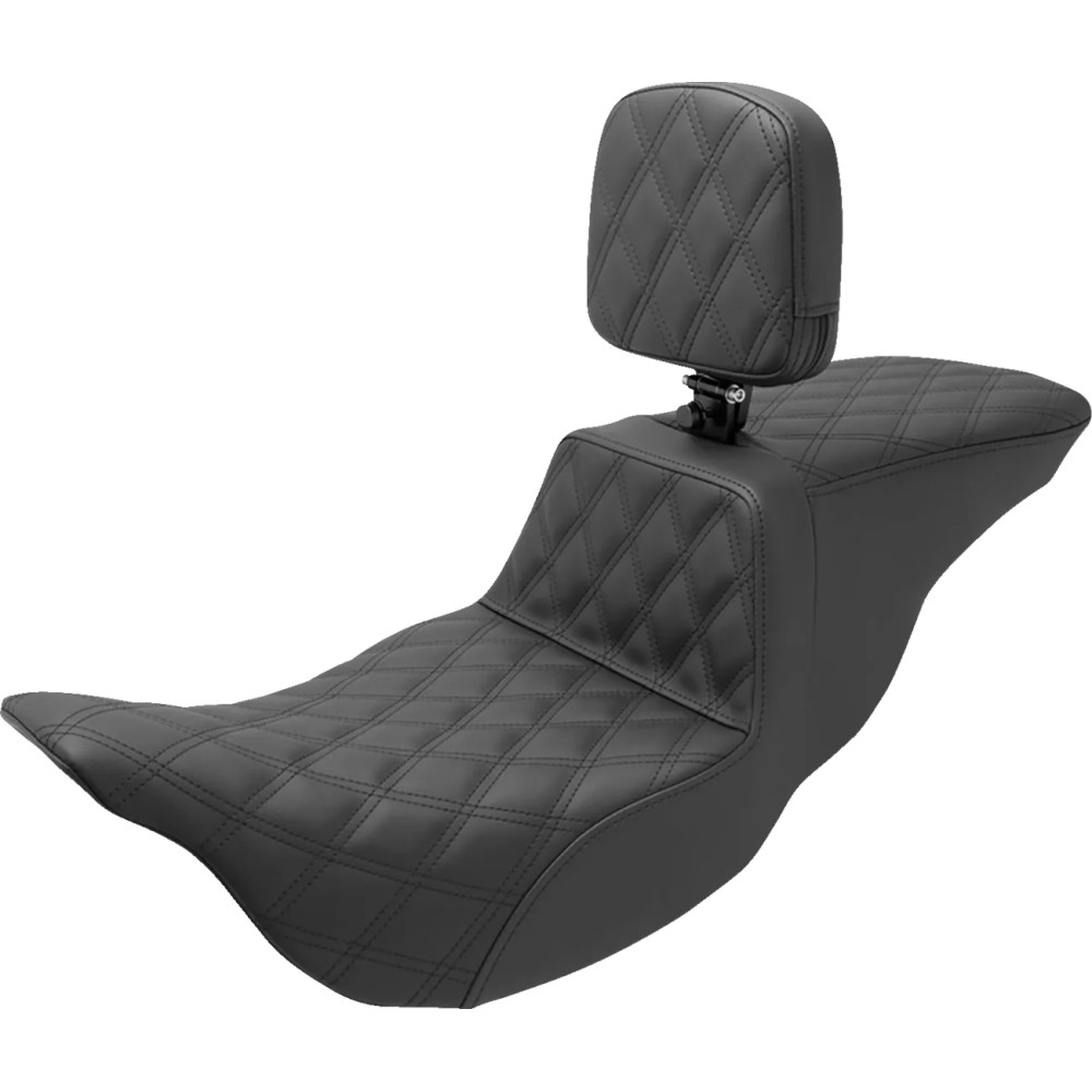 Tour Step-Up Seat — 18 in driver seat length, 11 in driver seat width, 33.5 in overall length, Black