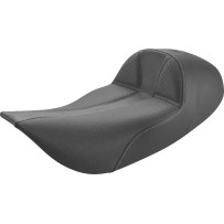 Dominator Solo Seat — 38 cm (15") length, 33 cm (13") width, fits standard tank, Black