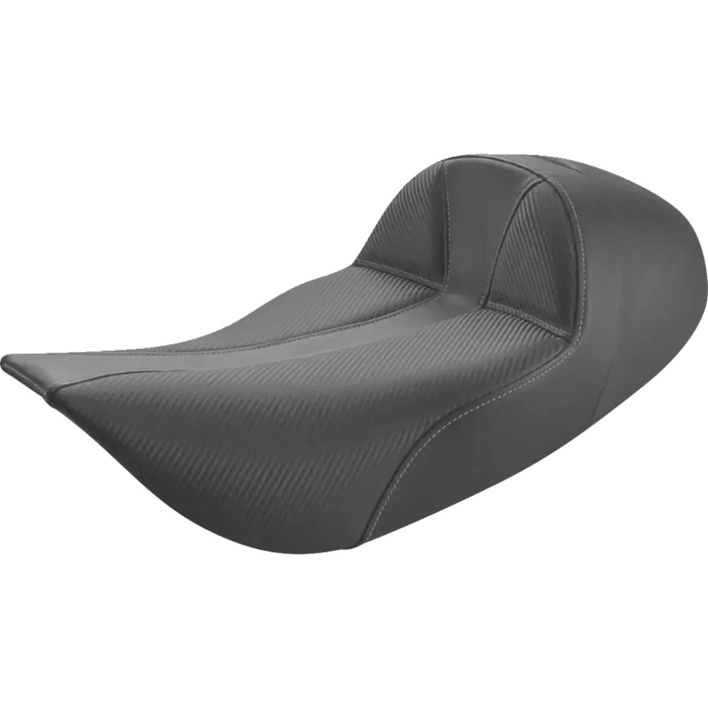 Dominator Solo Seat — 38 cm (15") length, 33 cm (13") width, fits standard tank, Black